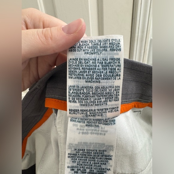 Men's Gray Dress Pants - Picture 7 of 8